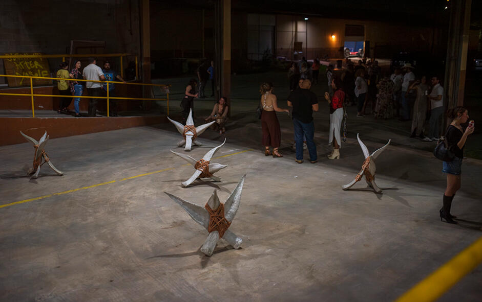 installation view, Marcos Medellin